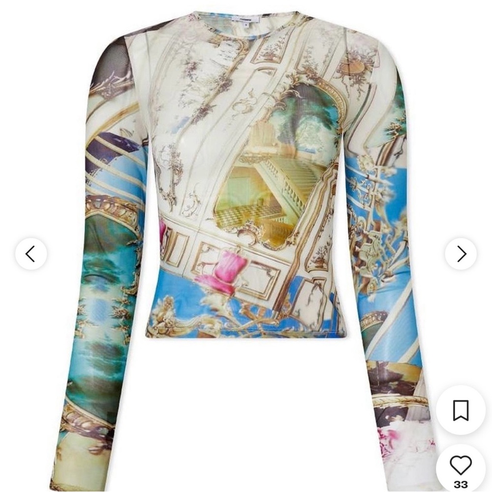 Miaou long sleeve shirt, roman style - Picture 4 of 4